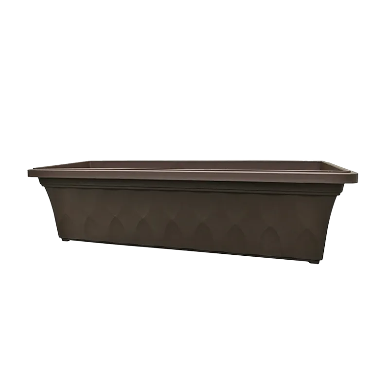 POT BABA BI-528 PLANTER BOX DARK BROWN